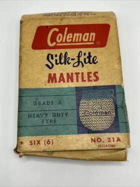 021A306 COLEMAN Lantern Silk Lite Mantles Box #2