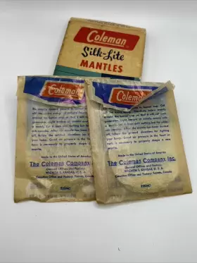 021A306 COLEMAN Lantern Silk Lite Mantles Box #3