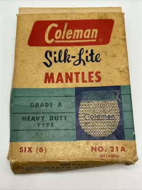 021A306 COLEMAN Lantern Silk Lite Mantles Box