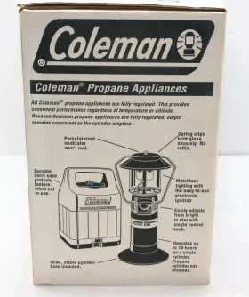 076501213959 COLEMAN Propane Lantern Unfired Nos Eectronic #3