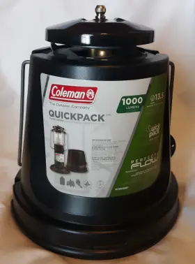 076501229745 COLEMAN Propane Quickpack Lantern Runtime
