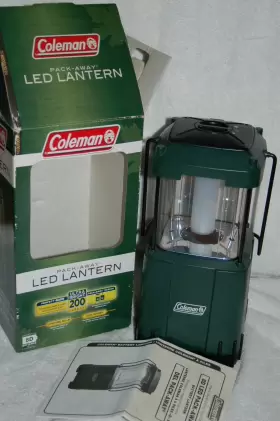 076501230062 COLEMAN Pack Led Lantern Compacting Manual Box