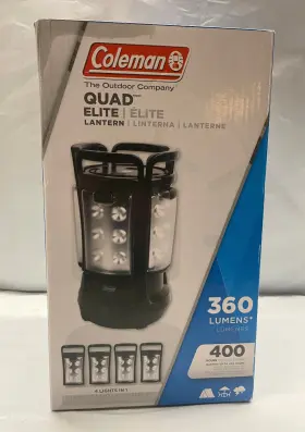 076501240740 COLEMAN Quad Elite Led Lantern Lights
