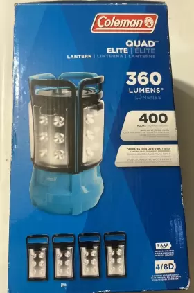 076501240764 COLEMAN Quad Elite Lantern Runtime Lights #2
