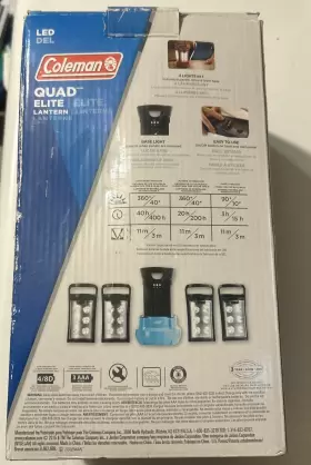 076501240764 COLEMAN Quad Elite Lantern Runtime Lights #3