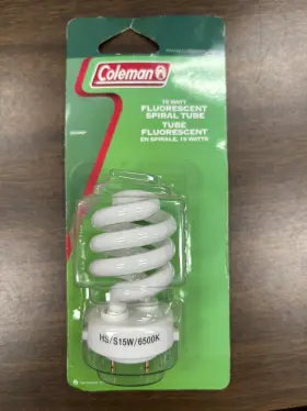 1011-00218 COLEMAN Fluorescent Spiral Tube