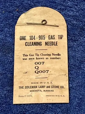 104-195 COLEMAN Cleaning Needle Generator