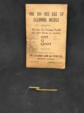 104-905 COLEMAN Generator Gas Tip Cleaning Needle
