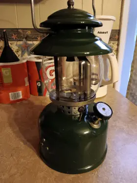 11-1962 COLEMAN Lp Gas Single Mantle Lantern #3