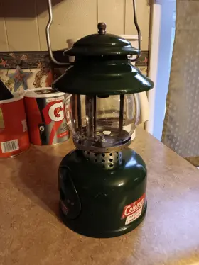 11-1962 COLEMAN Lp Gas Single Mantle Lantern