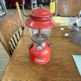 12-65 COLEMAN Lantern Pyrex Globe