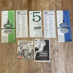 1950A609 COLEMAN Instruction Manuals Ephemera Lanterns Camp #2