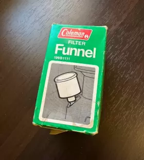 199B1111 COLEMAN Fuel Filter Funnel Riginal Box