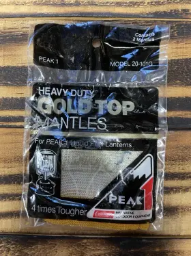 20-101G COLEMAN Peak Top Lantern Mantles Nos