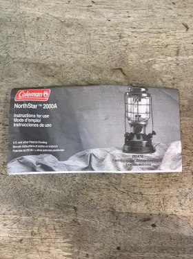 2000A COLEMAN Northstar Manual Creased Bent