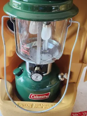 200J COLEMAN Double Mantle Lantern Pyrex #3