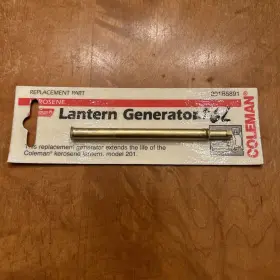 201B5891 COLEMAN Lantern Generator Nos Idf Kerosene