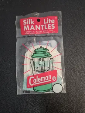 202951 COLEMAN Silk Lite Lantern Mantles Camping Nos #2