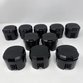 Coleman 2059611p1 Lot Of 10 - Cpx 6 Battery Cartridge Case Damaged For Parts Or Repair