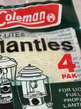 21A1004 COLEMAN Pack Silk Lite Mantles #3