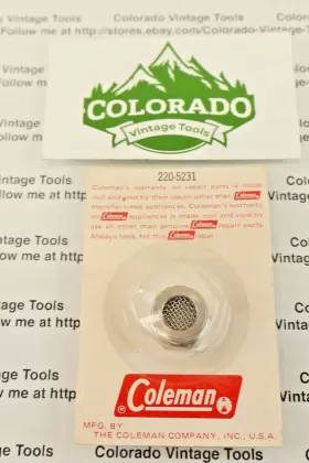 220-5231 COLEMAN Burner Tube Cap Nos Tools #2