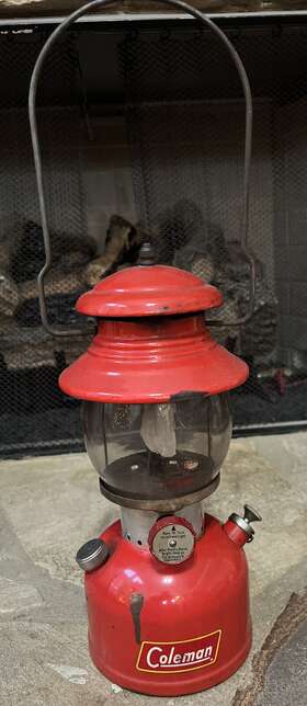 220A COLEMAN Single Mantle Lantern Night