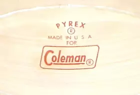 220E-228E COLEMAN Double Pyrex Lantern Globe #2