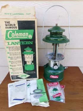 220E195 COLEMAN Double Mantle Lantern Box #2