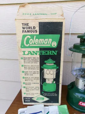 220E195 COLEMAN Double Mantle Lantern Box #3
