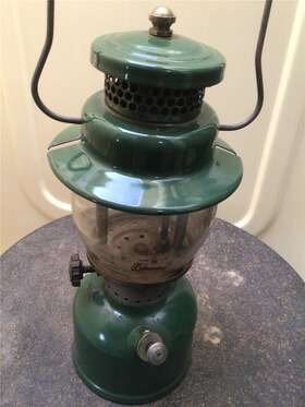246B COLEMAN Single Mantle Lantern Brasss