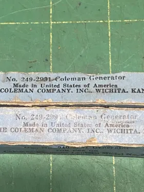 249-2991 COLEMAN Kerosene Generator Lanterns #2