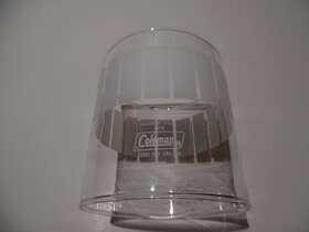 286-288 COLEMAN Picket Fence Glass Lantern Globe