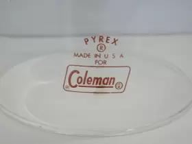 288F COLEMAN Lantern Double Pyrex Globe Camping #2