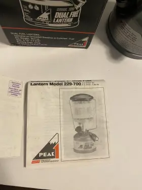 299-700 COLEMAN Peak Dual Fuel Backpack Lantern #2