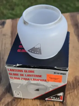 3112-048T COLEMAN Peak Frosted Lantern Globe