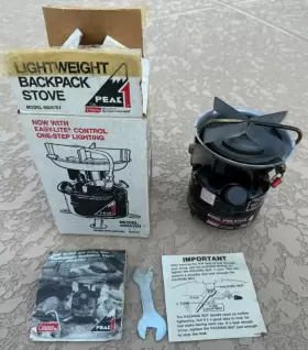 400A701 COLEMAN Peak Backpack Stove Box
