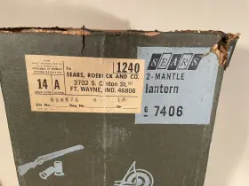 476.7406 COLEMAN Sears Box Lantern #2