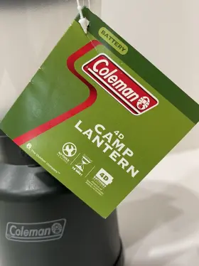 4343.-703 COLEMAN 4D CAMP LANTERN Battery #2