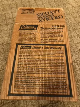 5107A700 COLEMAN Propane Bottle Lantern Box Clean #3