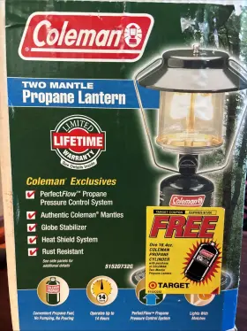 51520D732G COLEMAN Propane Lantern Mantle Box 51520D732G COLEMAN Propane Lantern Mantle Box