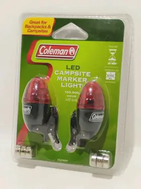 5305A703 COLEMAN Led Campsite Marker Lights Nos