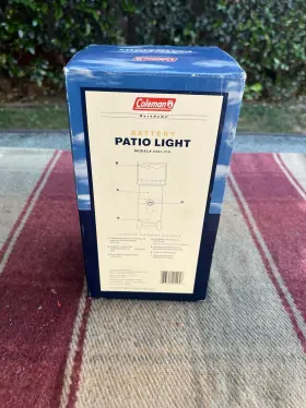 5331-710 COLEMAN Patio Light Lamp Lantern Battery Box