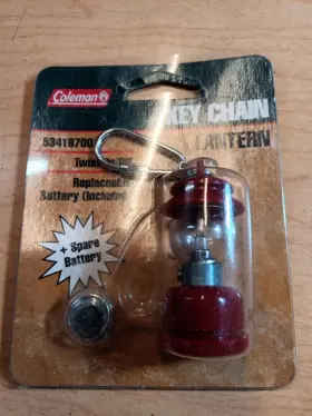 5341B700 COLEMAN Lantern Key Chain Night Light Miniature #2