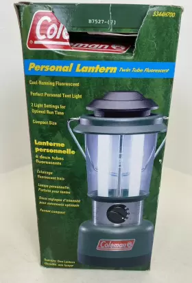 5344H700 COLEMAN Lantern Twin Tube Fluorescent Camping