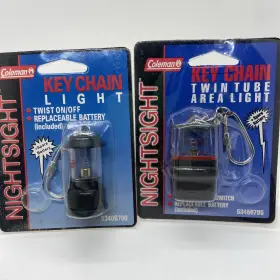 5345B705 COLEMAN Nightsight Twin Tube Area Light Key Chain