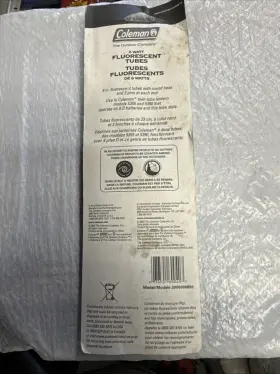 5355C709 COLEMAN Fluorescent Tubes Lantern Lights #2