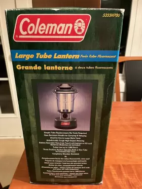 5355H700 COLEMAN Tube Lantern Box Manual #2