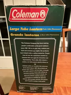 5355H700 COLEMAN Tube Lantern Box Manual #3