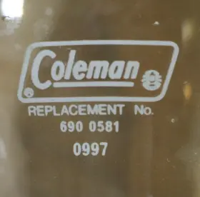 690-0581 COLEMAN Lantern Globe