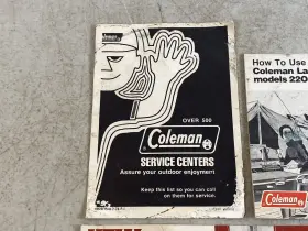 6E78 COLEMAN Lantern Booklets Advertisements Manuals Guides #2